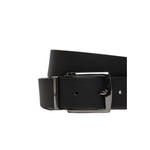 Tommy Hilfiger Black Leather Men's Belt