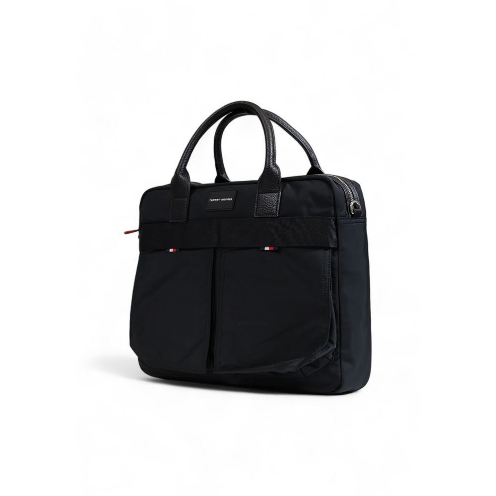 Tommy Hilfiger Black Recycled Polyester Men's Bag