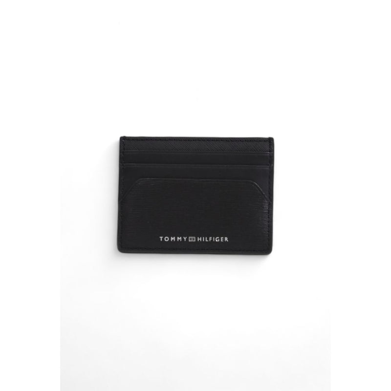 Tommy Hilfiger Black Leather Men's Wallet