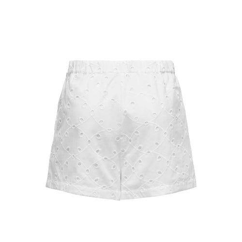 Only White Cotton Women's Short