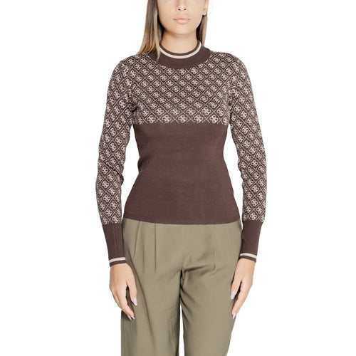 Guess Brown Viscose Women's Sweater