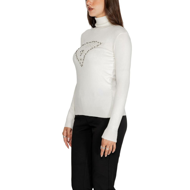 Guess White Viscose Women's Sweater