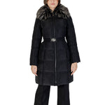 Guess Black Polyester Jackets & Women's Coat