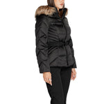 Guess Black Polyester Jackets & Women's Coat