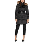 Guess Black Polyester Jackets & Women's Coat