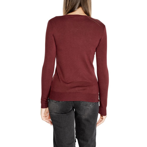 Guess Bordeaux Viscose Tops & Women's T-Shirt