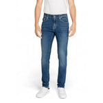 Gas Blue Cotton Jeans & Men's Pant