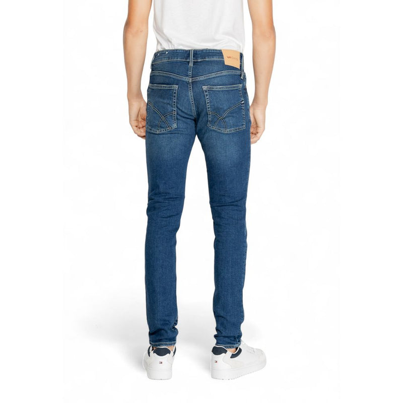 Gas Blue Cotton Jeans & Men's Pant