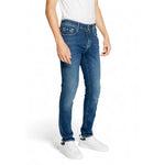 Gas Blue Cotton Jeans & Men's Pant