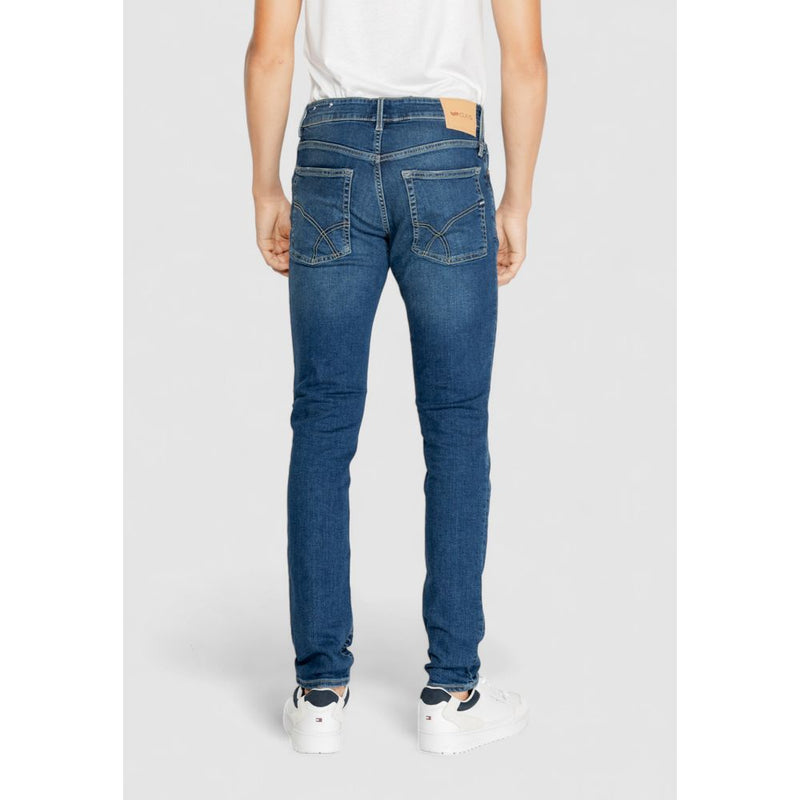 Gas Blue Cotton Jeans & Men's Pant