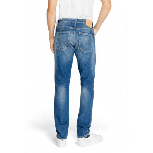 Gas Blue Cotton Jeans & Men's Pant