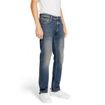 Gas Blue Cotton Jeans & Men's Pant