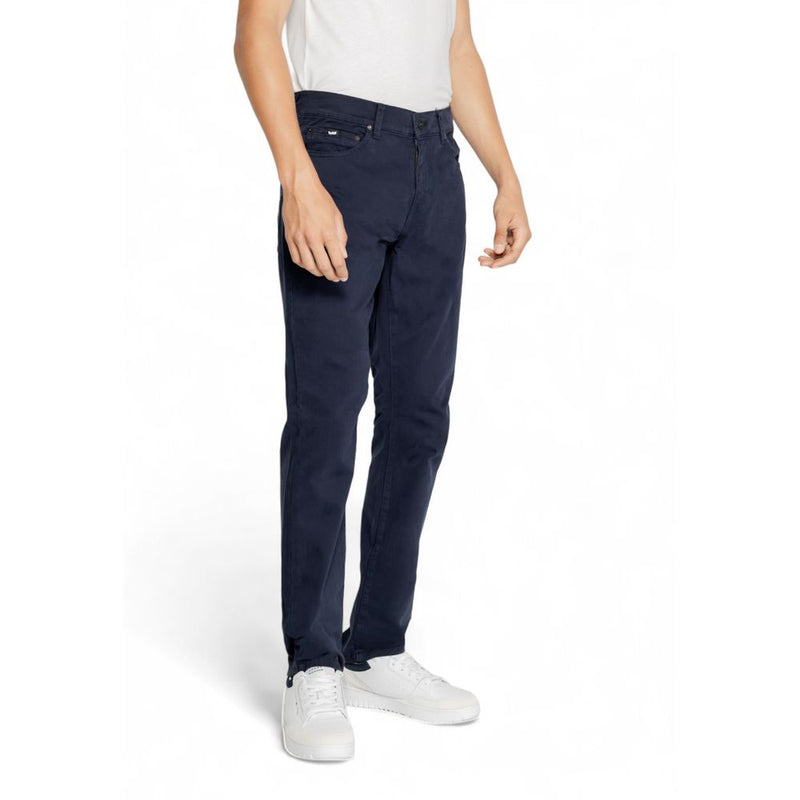 Gas Blue Cotton Jeans & Men's Pant