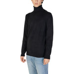 Gas Black Cotton Men's Sweater