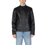 Gas Black Polyester Men's Jacket