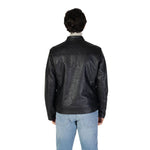 Gas Black Polyester Men's Jacket