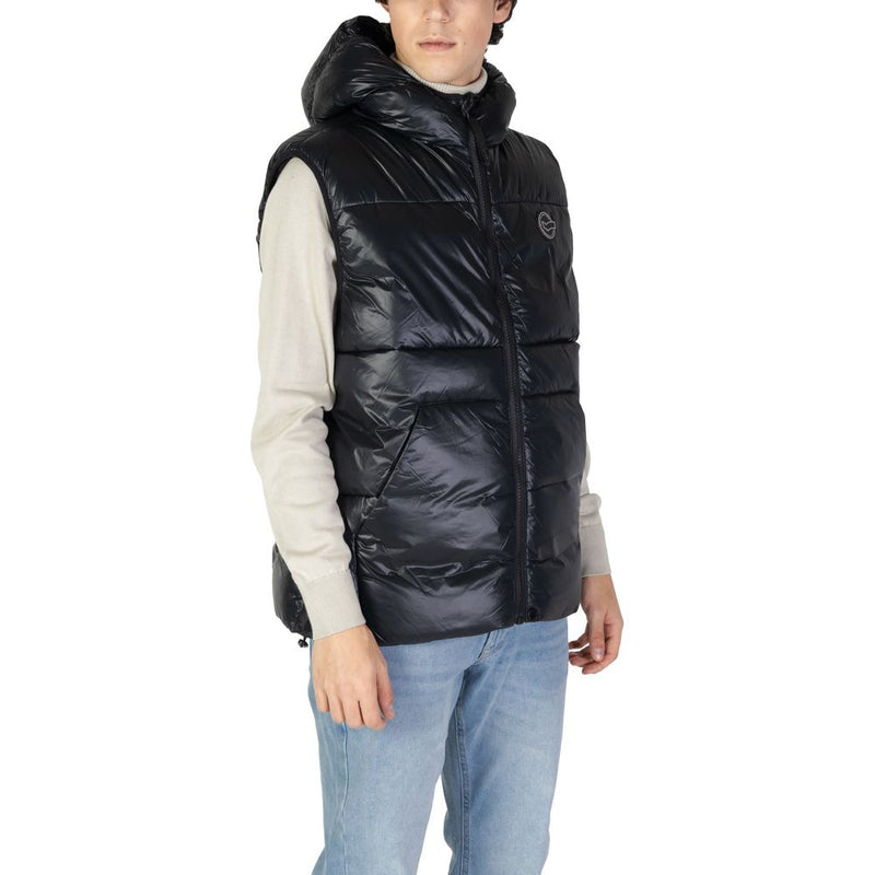 Gas Black Polyamide Men's Jacket