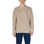 Gas Beige Cotton Men's Sweater