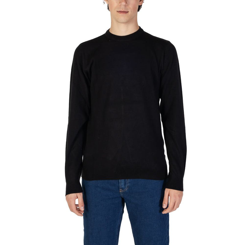 Gas Black Acrylic Men's Sweater