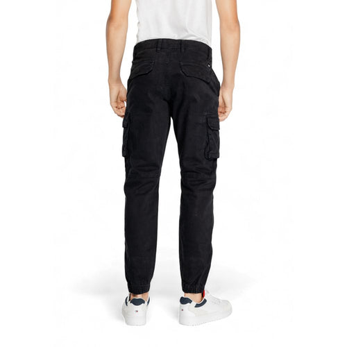 Gas Black Cotton Jeans & Men's Pant