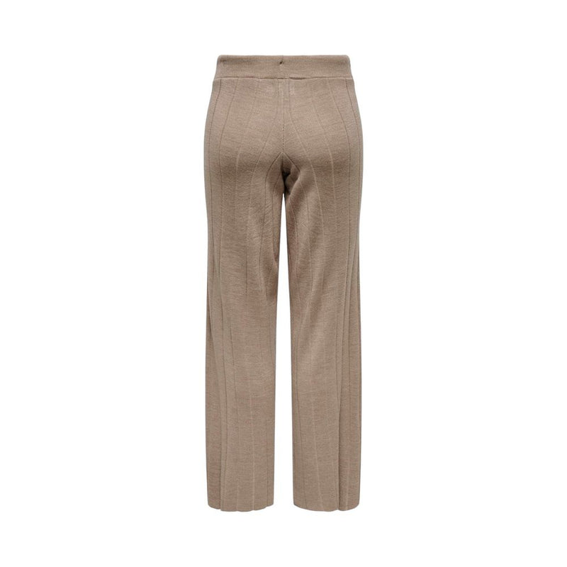 Only Beige Acrylic Jeans & Women's Pant