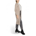 Only Beige Acrylic Women's Cardigan