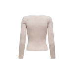 Only Beige Viscose Women's Sweater