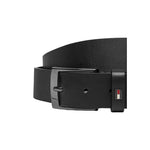 Tommy Hilfiger Black Leather Men's Belt