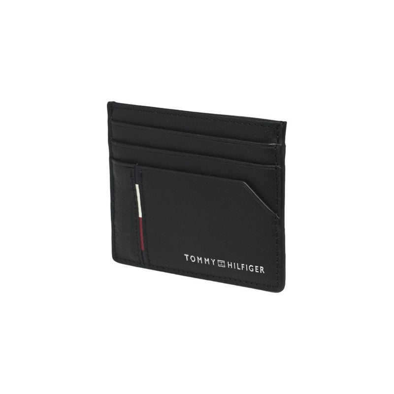 Tommy Hilfiger Black Leather Men's Wallet