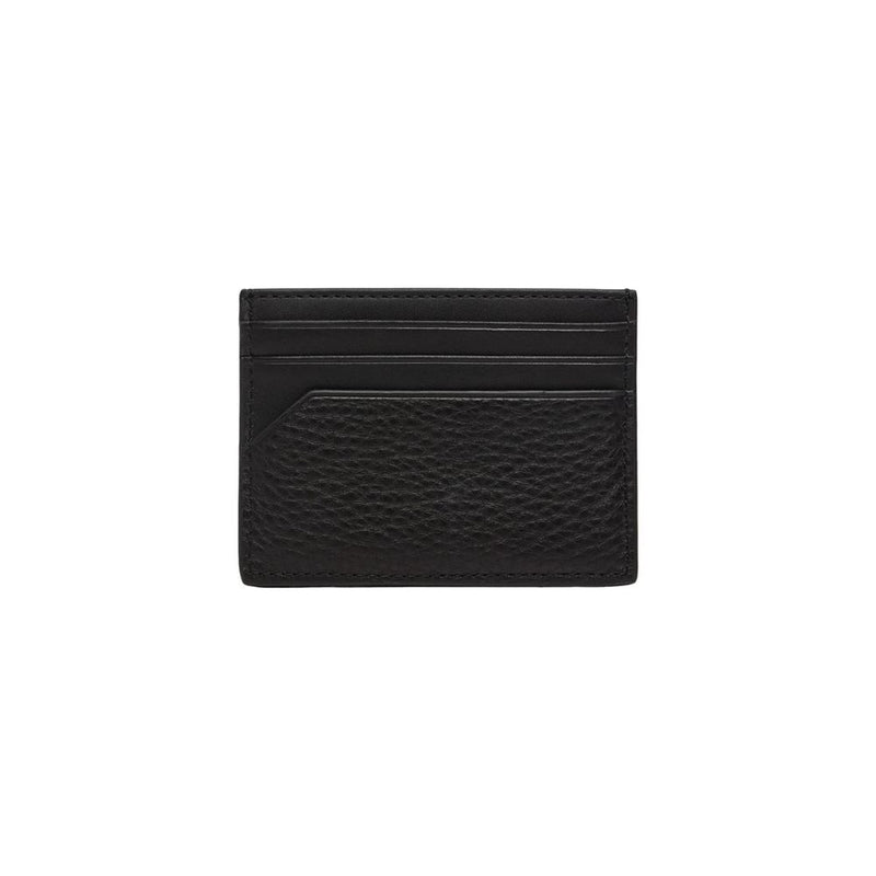 Tommy Hilfiger Black Leather Men's Wallet