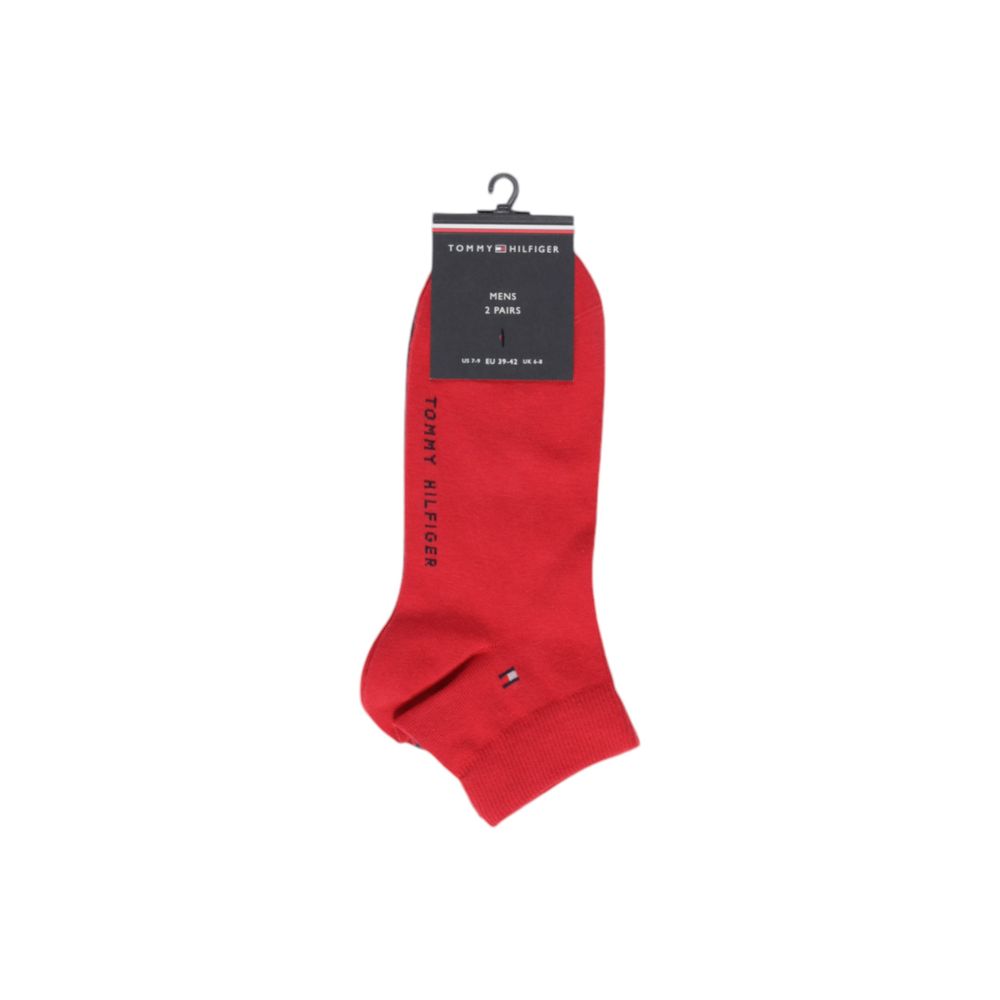 Tommy Hilfiger Red Cotton Men's Sock