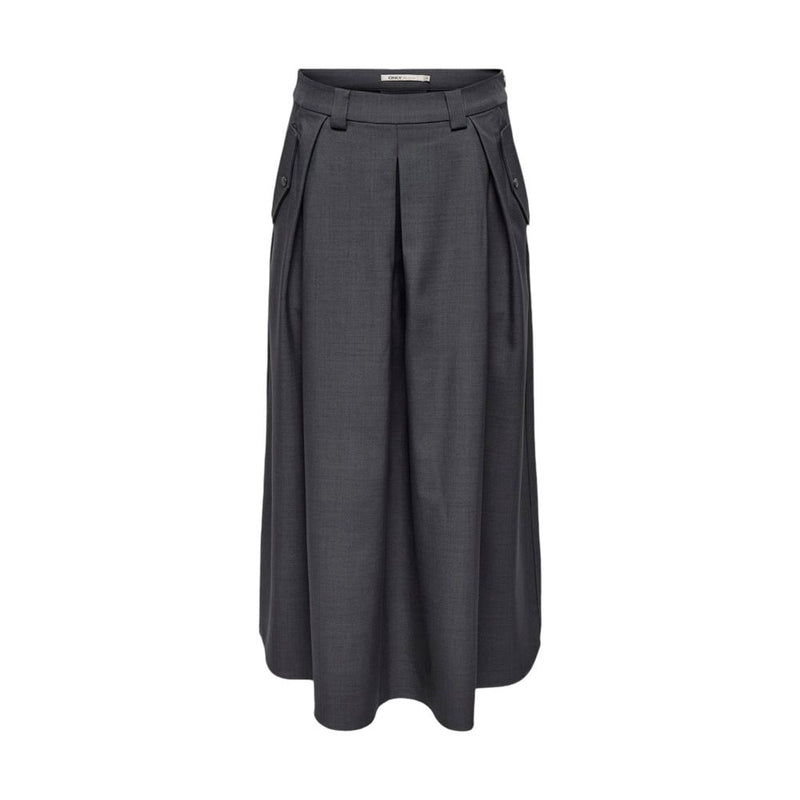 Only Gray Polyester Women's Skirt