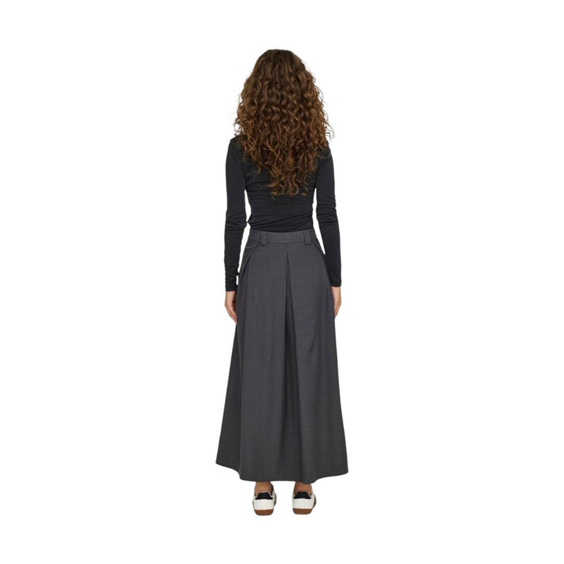 Only Gray Polyester Women's Skirt