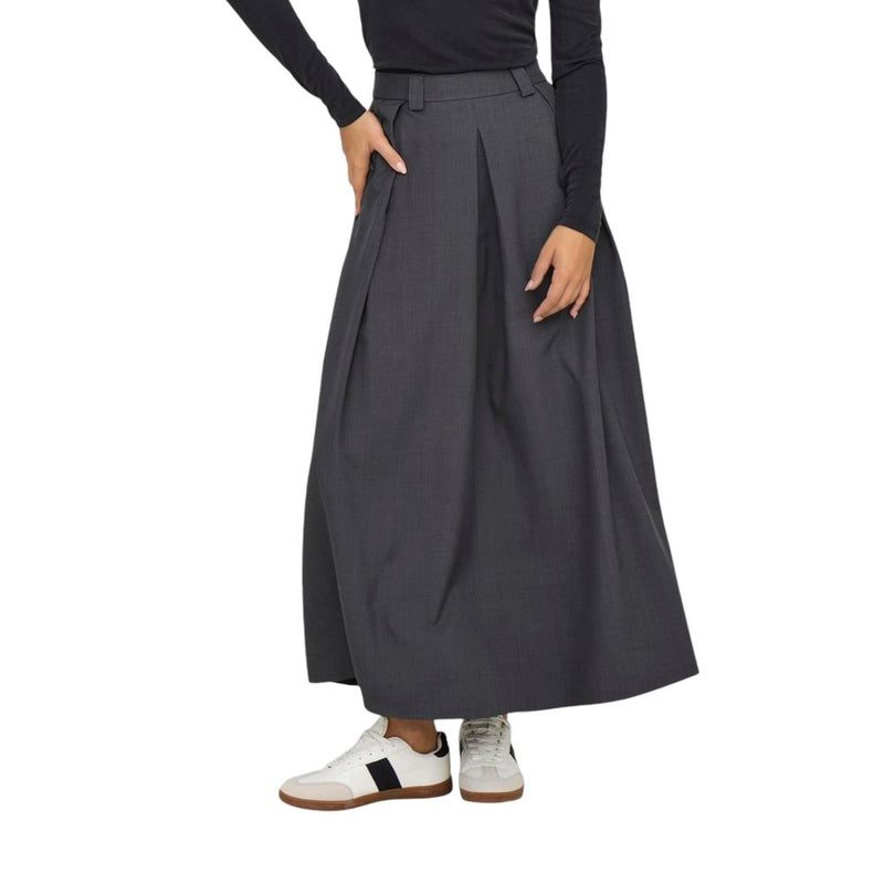 Only Gray Polyester Women's Skirt