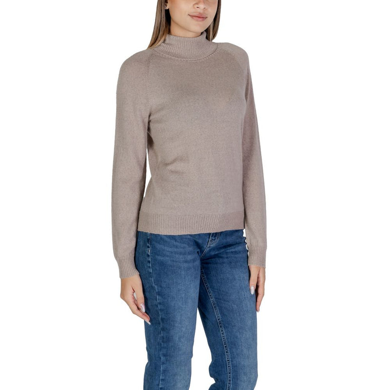 Sandro Ferrone Gray Merino Women's Sweater