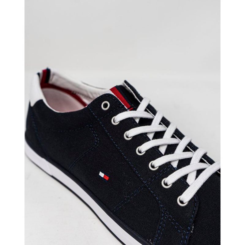 Tommy Hilfiger Blue Cotton Men's Sneaker