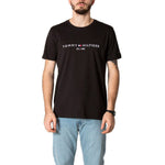 Tommy Hilfiger Black Cotton Men's T-Shirt