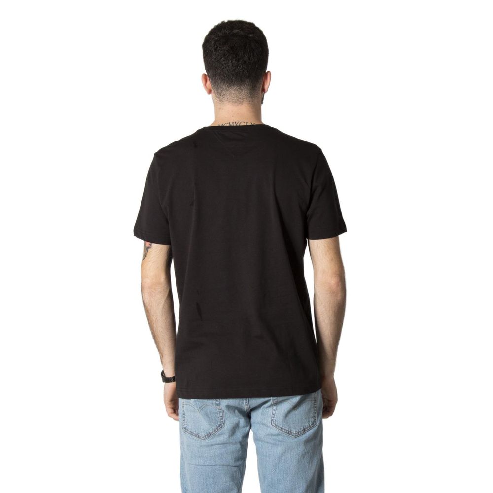 Tommy Hilfiger Black Cotton Men's T-Shirt