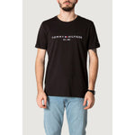 Tommy Hilfiger Black Cotton Men's T-Shirt