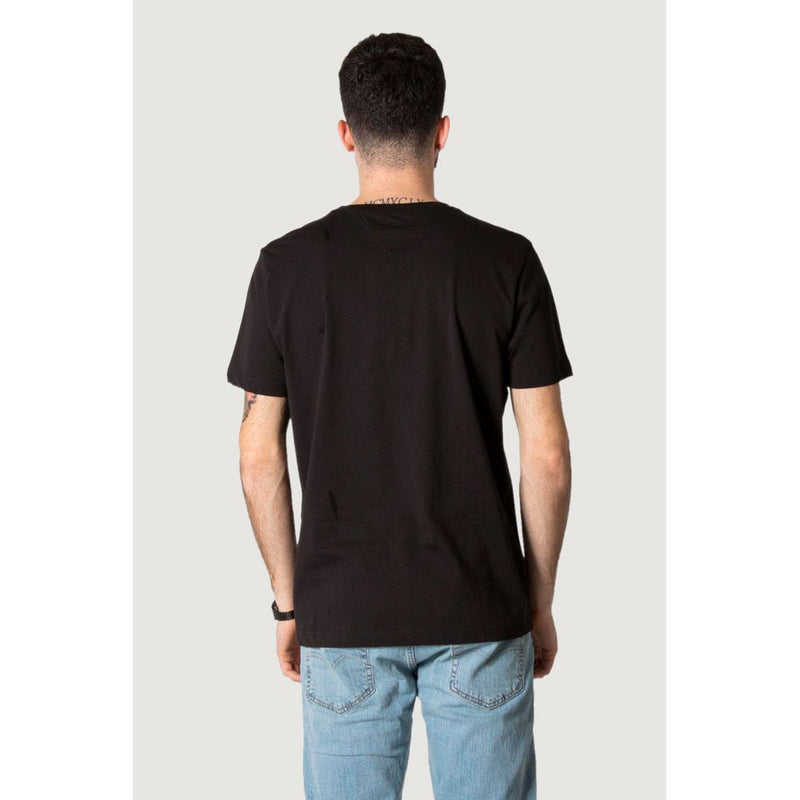 Tommy Hilfiger Black Cotton Men's T-Shirt