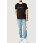 Tommy Hilfiger Black Cotton Men's T-Shirt