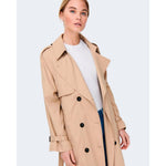 Only Beige Polyester Jackets & Women's Coat