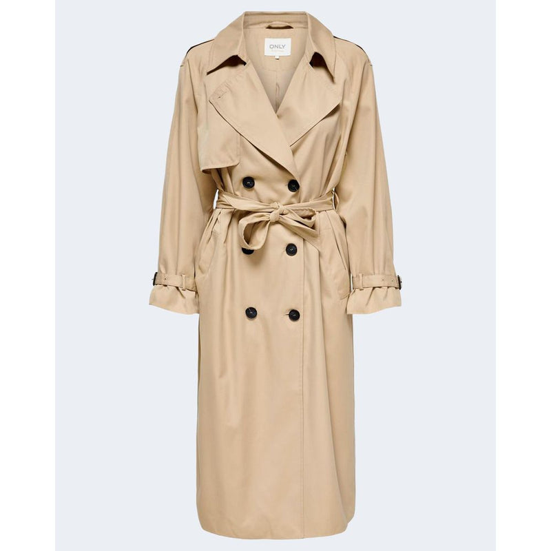 Only Beige Polyester Jackets & Women's Coat