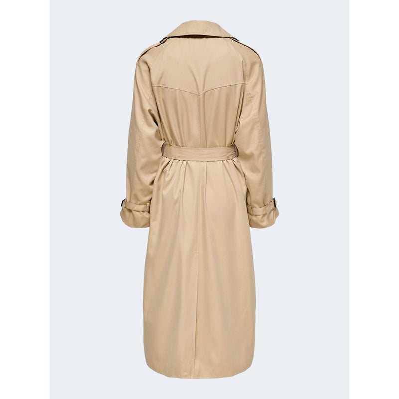 Only Beige Polyester Jackets & Women's Coat