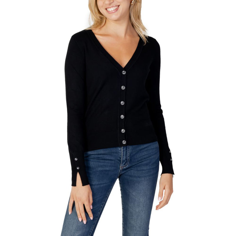 Guess Black Viscose Women's Cardigan