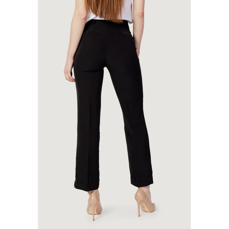 Guess Black Polyester Jeans & Women's Pant