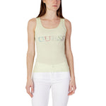 Guess Green Cotton Tops & Women's T-Shirt