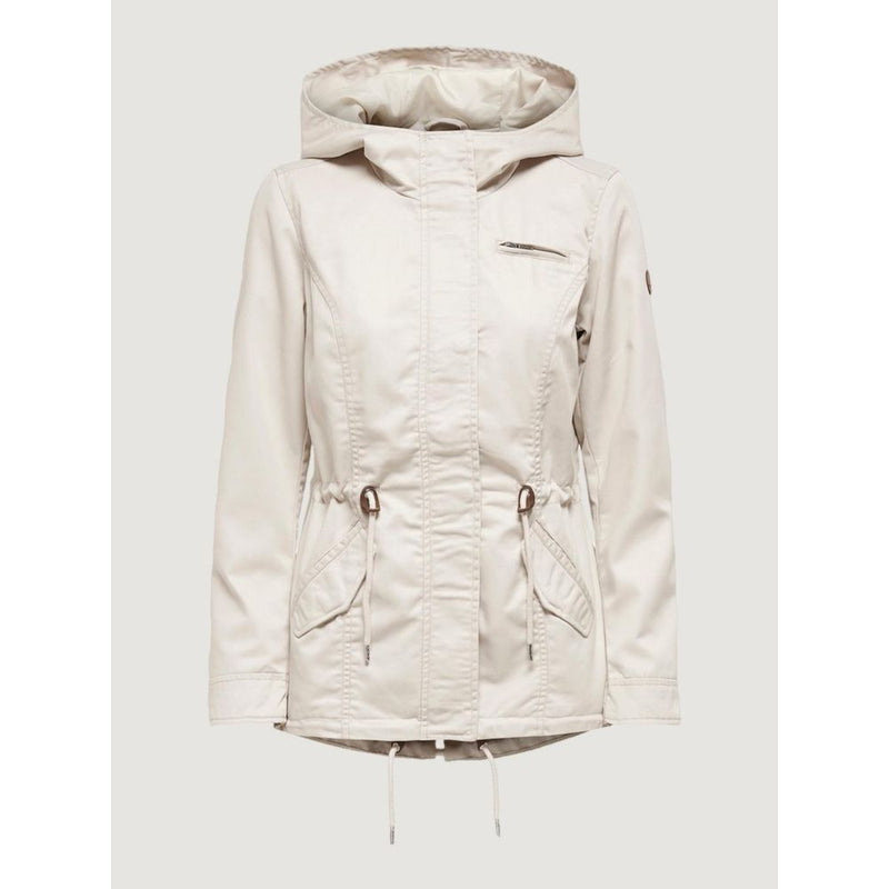 Only Beige Polyester Jackets & Women's Coat