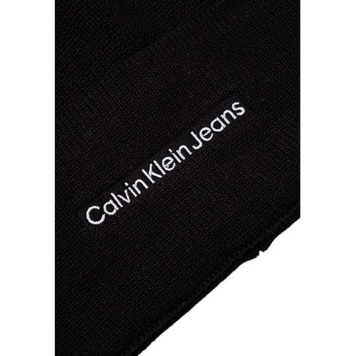 Calvin Klein Jeans Black Cotton Hats & Men's Cap