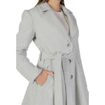 Guess Gray Polyester Jackets & Women's Coat